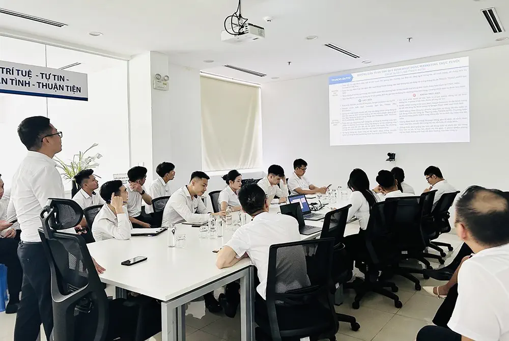 THACO AUTO Long Biên - Hà Nội đào tạo nâng cao kiến thức, kỹ năng Marketing