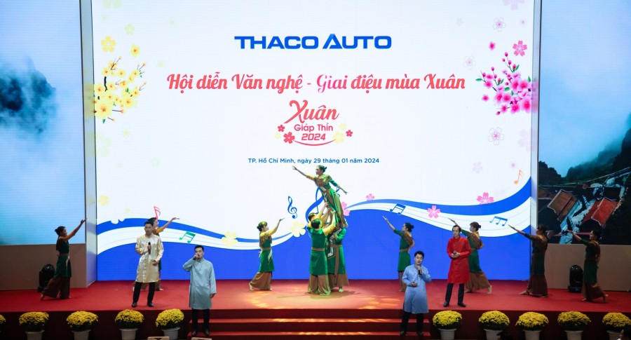 Hội diễn văn nghệ Giai Điệu Mùa Xuân – Xuân Giáp Thìn 2024 tại THACO AUTO đầy ắp cảm xúc