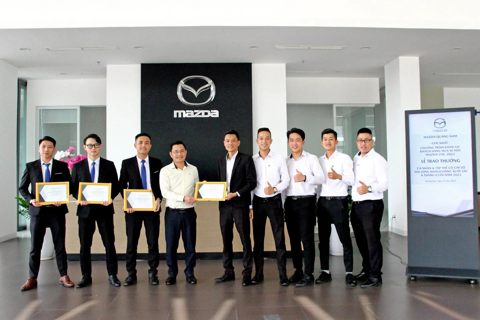 THACO AUTO vinh danh các đại lý Mazda chăm sóc khách hàng tốt nhất 6 tháng cuối năm 2023