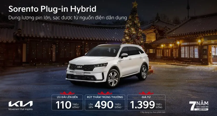 Sở hữu xe Kia với ưu đãi hấp dẫn dịp cuối năm, cao nhất lên đến 110 triệu đồng