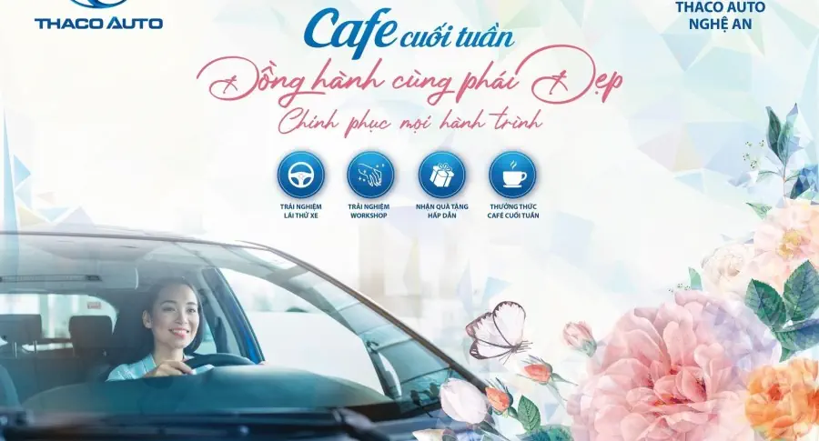 HAPPY WOMEN'S DAY | THACO AUTO NGHỆ AN TỔ CHỨC CHƯƠNG TRÌNH CÀ PHÊ CUỐI TUẦN