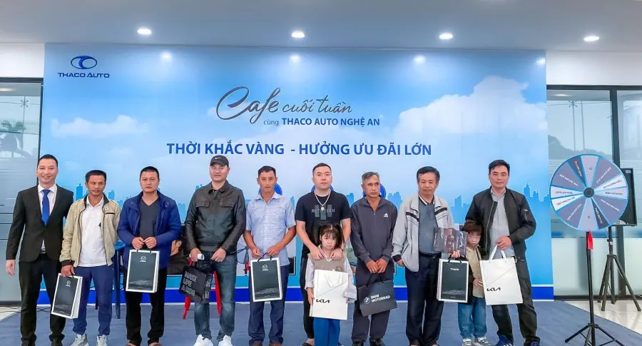 CAFE CUỐI TUẦN CÙNG THACO AUTO NGHỆ AN "THỜI KHẮC VÀNG - HƯỞNG ƯU ĐÃI LỚN"