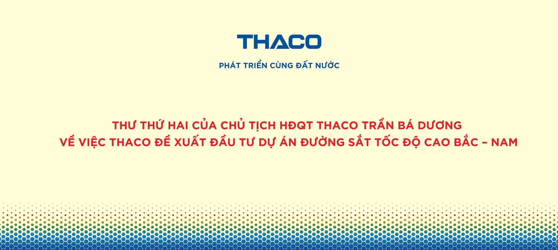 THACO khẳng định sự minh bạch và văn hóa ứng xử trên các phương tiện truyền thông