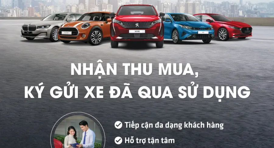 NHẬN THU MUA, KÝ GỬI XE Ô TÔ ĐÃ QUA SỬ DỤNG CÙNG THACO AUTO NGHỆ AN