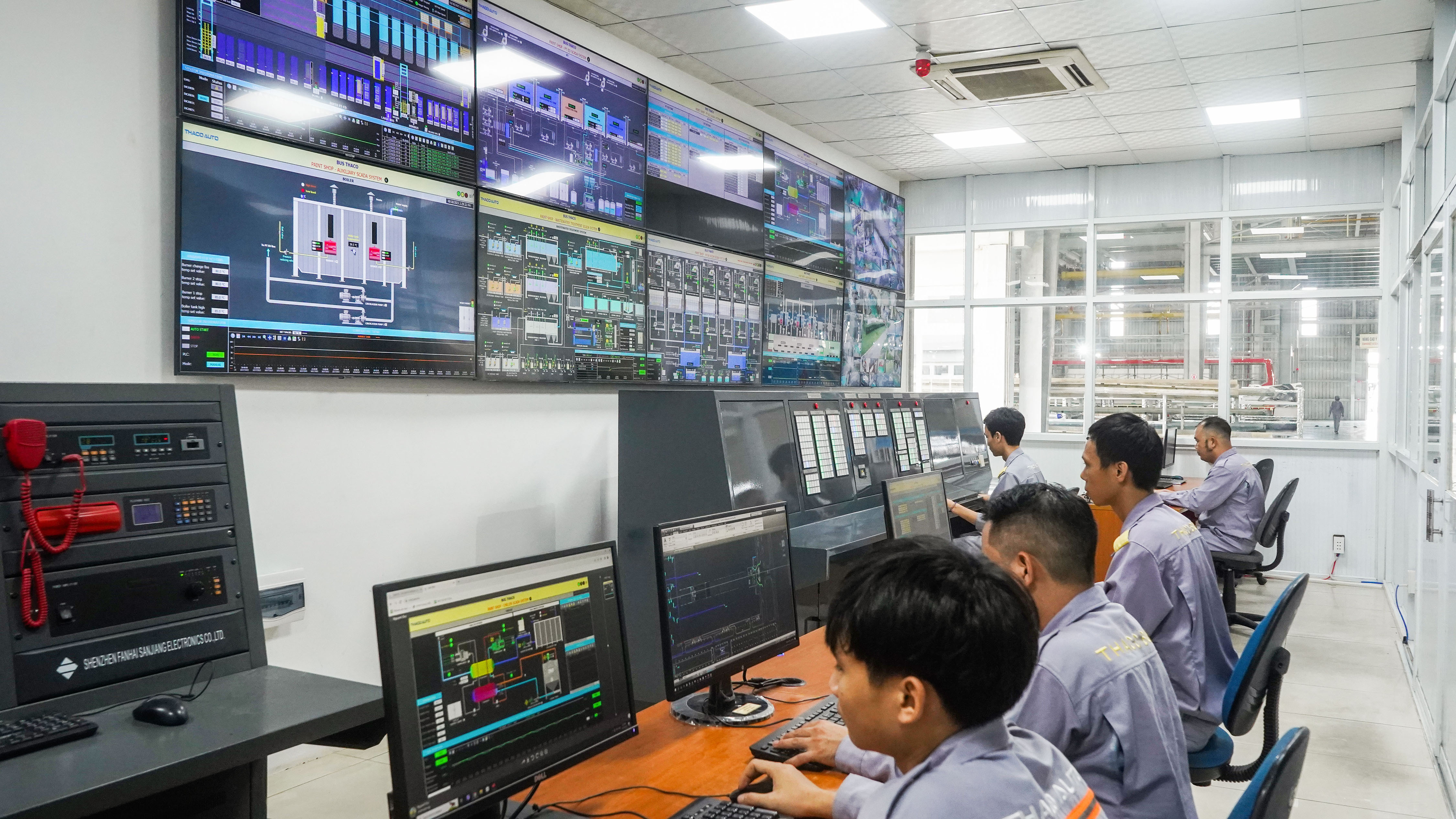 THACO BUS PLANT EFFECTIVELY APPLIES SCADA SYSTEM TO DIGITIZE PRODUCTION MANAGEMENT