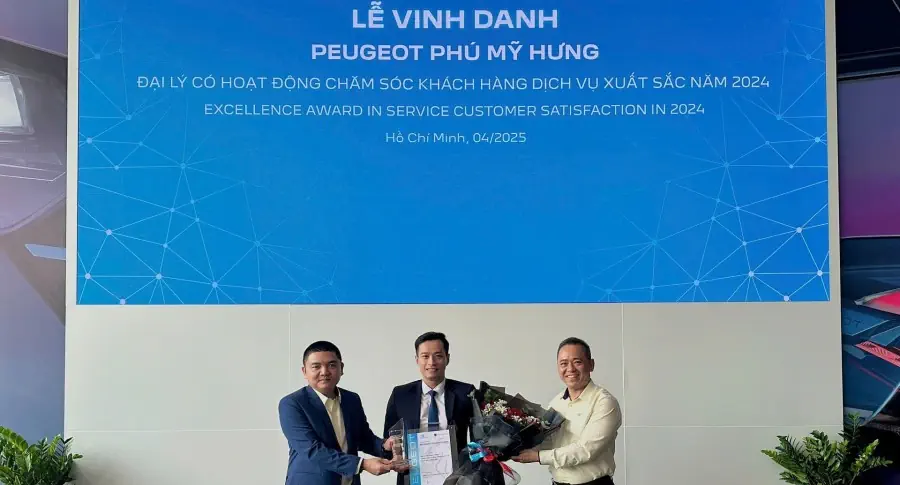 THACO AUTO PEUGEOT - TP.HCM TỔ CHỨC LỄ VINH DANH ĐẠI LÝ CÓ HOẠT ĐỘNG CHĂM SÓC KHÁCH HÀNG DỊCH VỤ XUẤT SẮC NHẤT 2024 THƯƠNG HIỆU PEUGEOT