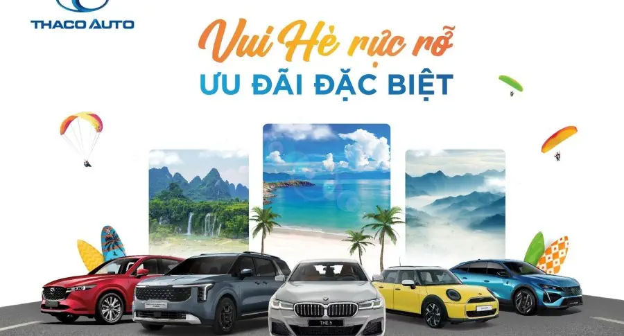 RỰC RỠ HÀNH TRÌNH HÈ CÙNG LOẠT ƯU ĐÃI ĐẶC BIỆT TỪ THACO AUTO