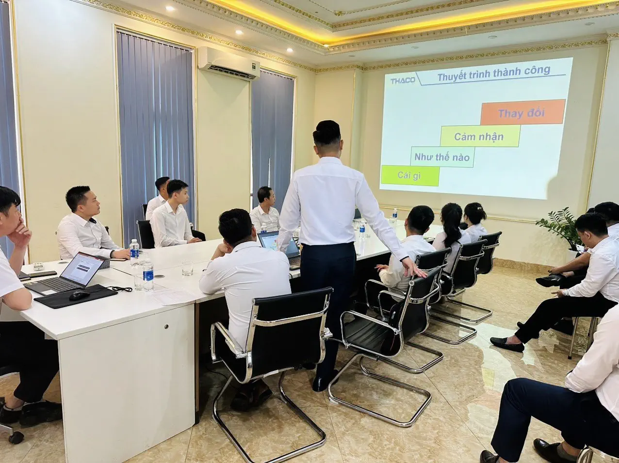 THACO AUTO Phú Thọ tổ chức đào tạo kỹ năng thuyết trình & giao tiếp với khách hàng