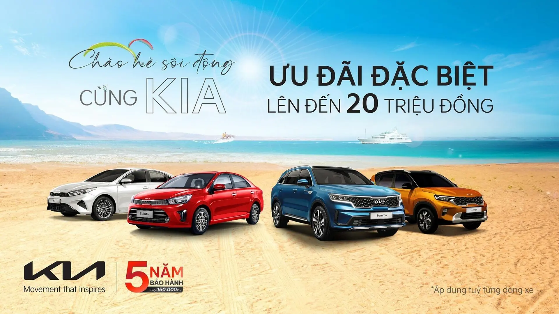 NHIỀU ƯU ĐÃI HẤP DẪN KHI MUA XE DU LỊCH CỦA THACO AUTO TRONG THÁNG 5