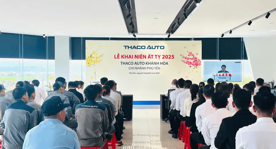 THACO AUTO Phú Yên tổ chức chương trình Lễ Khai niên Ất Tỵ 2025