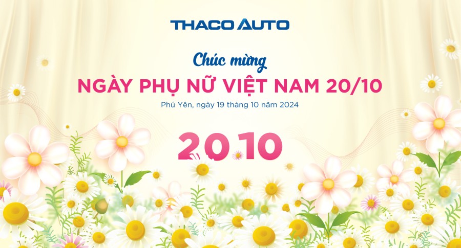 Nữ CBNV THACO AUTO PHÚ YÊN rạng rỡ trong Ngày Phụ nữ Việt Nam 20/10