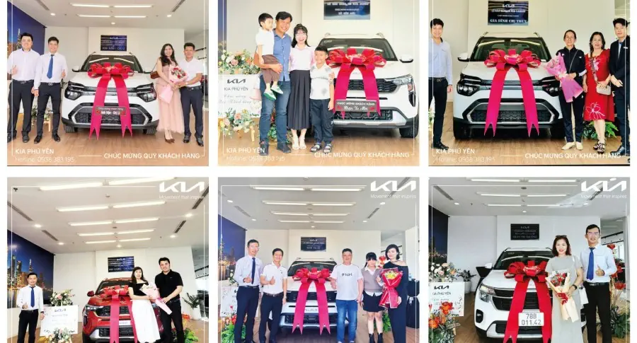 THACO AUTO Phú Yên rộn ràng bàn giao xe đến Quý Khách hàng trong tháng 5