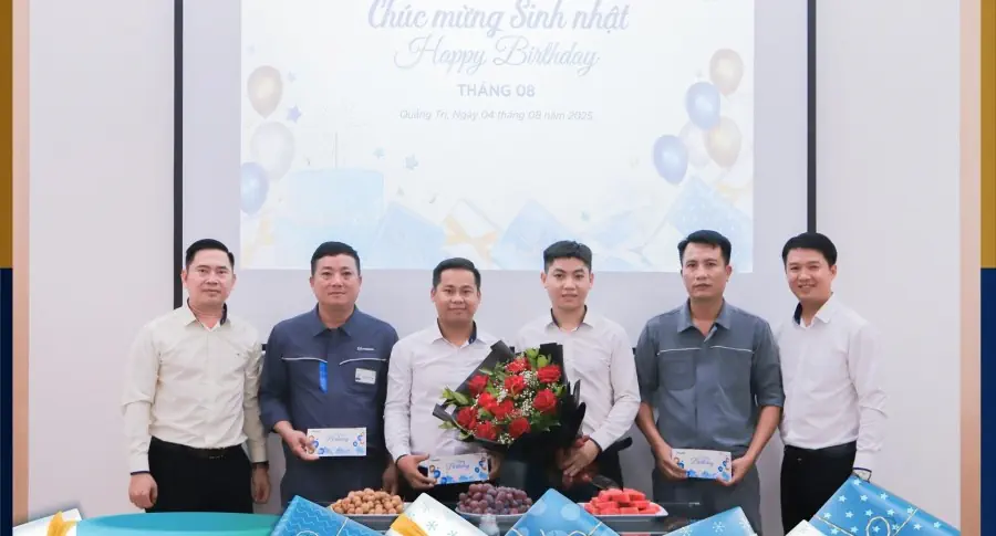 THACO AUTO Quảng Trị Chúc mừng sinh nhật Cán bộ nhân viên tháng 8