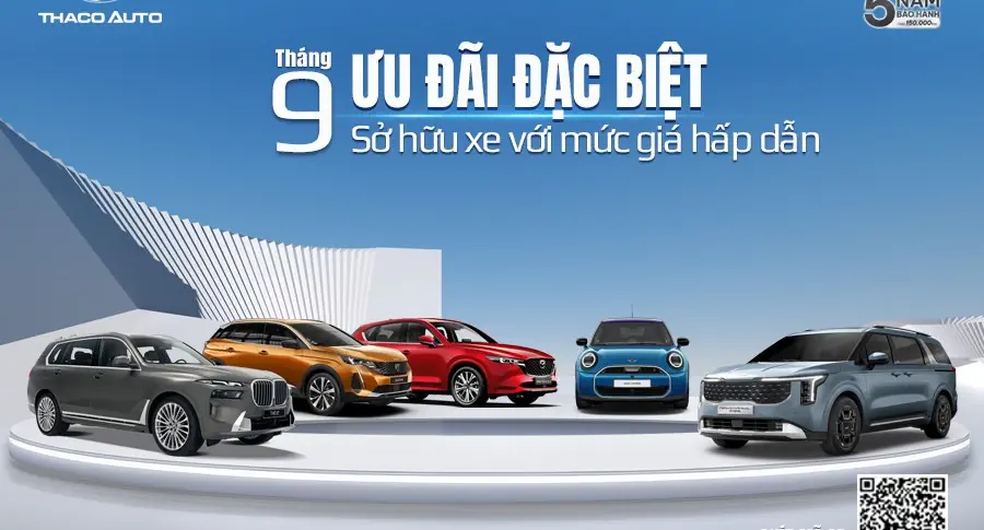 Cơ hội sở hữu xe với ưu đãi hấp dẫn từ THACO AUTO