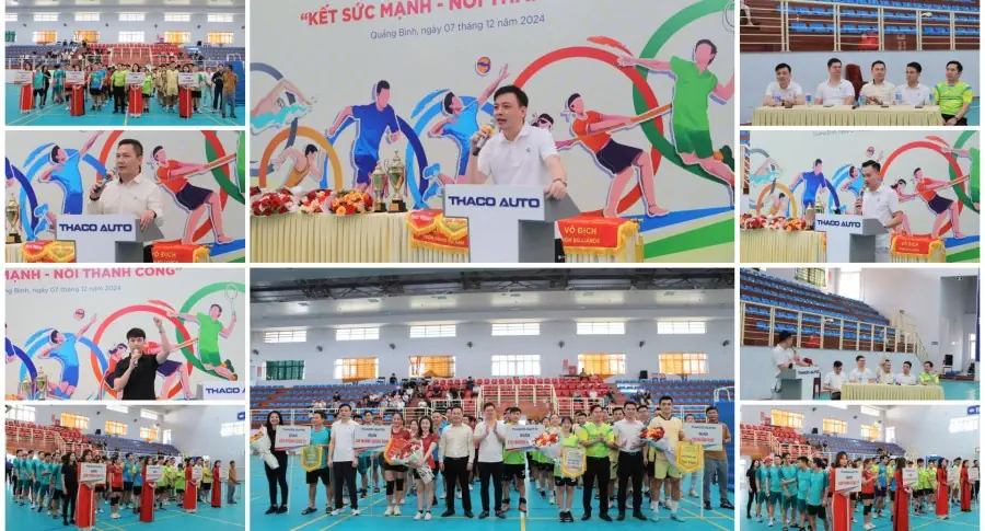 Chính thức khai mạc Hội thao “Kết sức mạnh - Nối thành công” năm 2024 tại THACO AUTO Huế