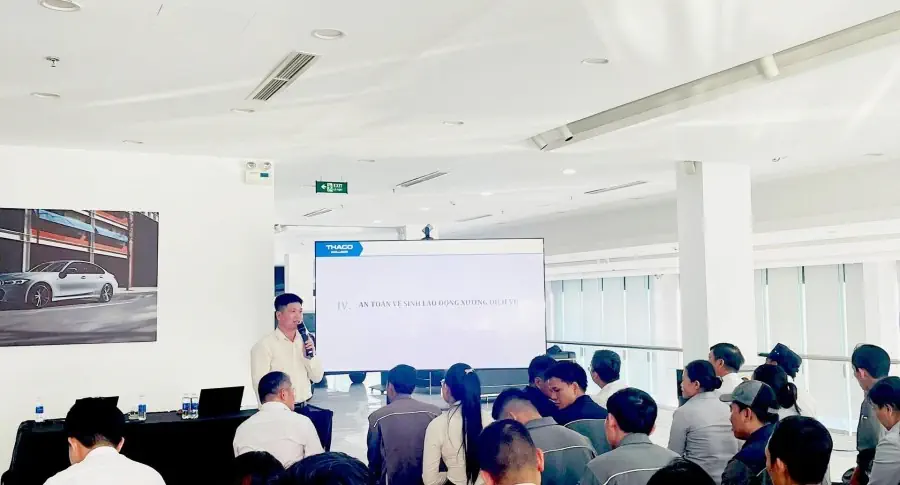 HUẤN LUYỆN AN TOÀN – VỆ SINH LAO ĐỘNG 2025_THACO AUTO ĐÀ NẴNG – SHOWROOM TAM KỲ