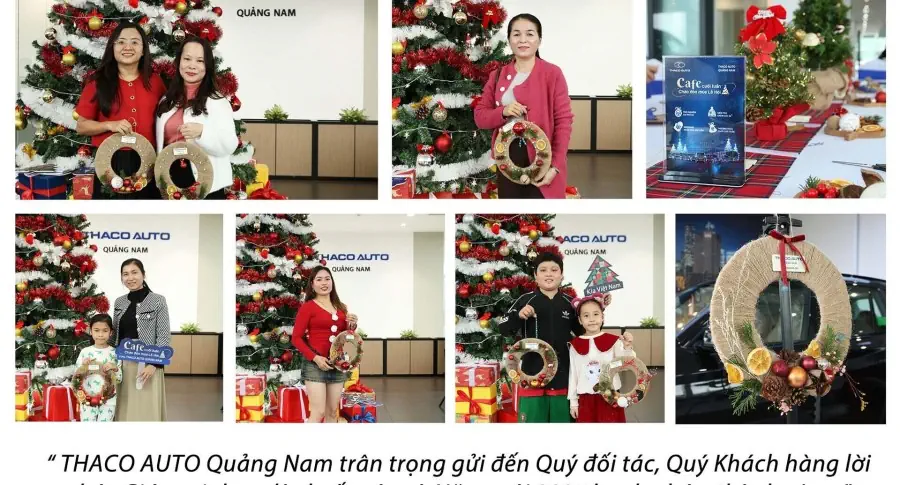 THACO AUTO Quảng Nam xin gửi lời cảm ơn chân thành đến tất cả Quý khách hàng đã tham dự sự kiện "Cafe cuối tuần chào đón mùa lễ hội”!