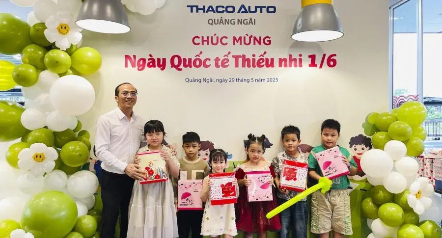NHỮNG KỶ NIỆM ĐÁNG YÊU NHÂN NGÀY QUỐC TẾ THIẾU NHI 1/6 TẠI THACO AUTO QUẢNG NGÃI