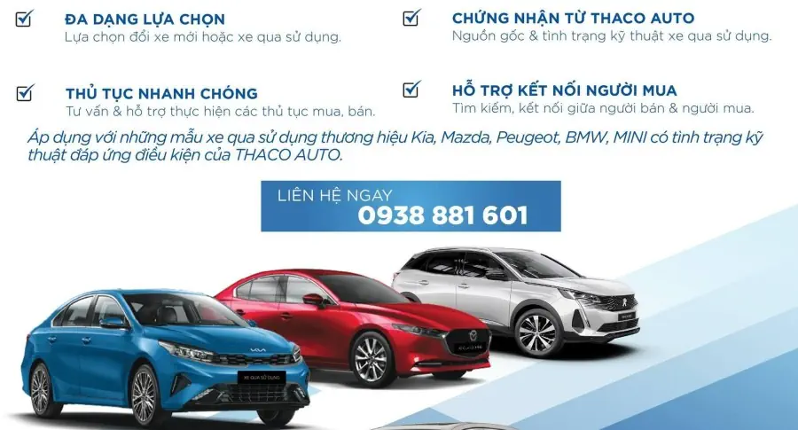 THACO AUTO QUẢNG NINH - GIẢI PHÁP ĐỔI XE & KINH DOANH XE QUA SỬ DỤNG