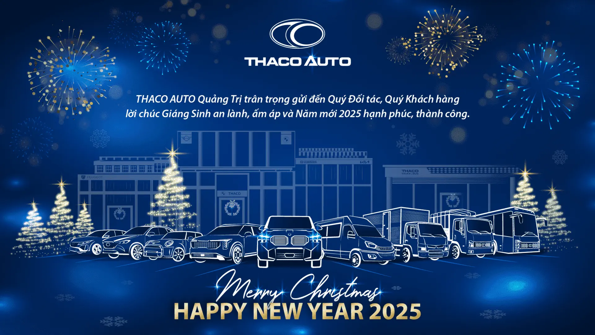 Chúc mừng Giáng sinh và Năm mới 2025