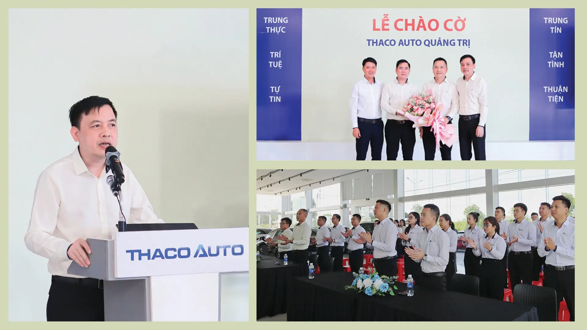 Lễ chào cờ đầu tháng 6 tại THACO AUTO Quảng Trị: Khởi đầu mới cho hành trình bứt phá