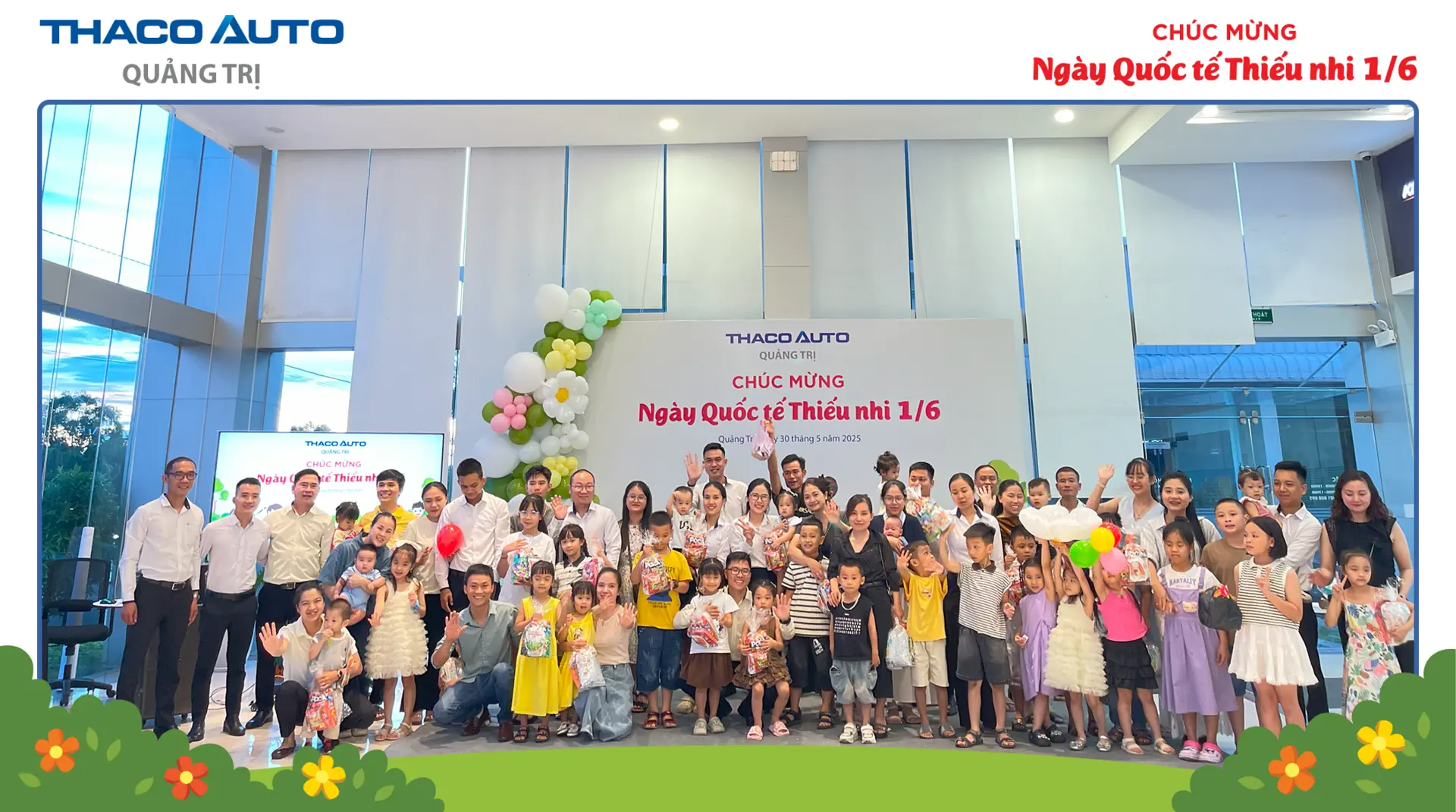 Rộn ràng niềm vui Quốc tế Thiếu nhi 1/6 tại THACO AUTO Quảng Trị