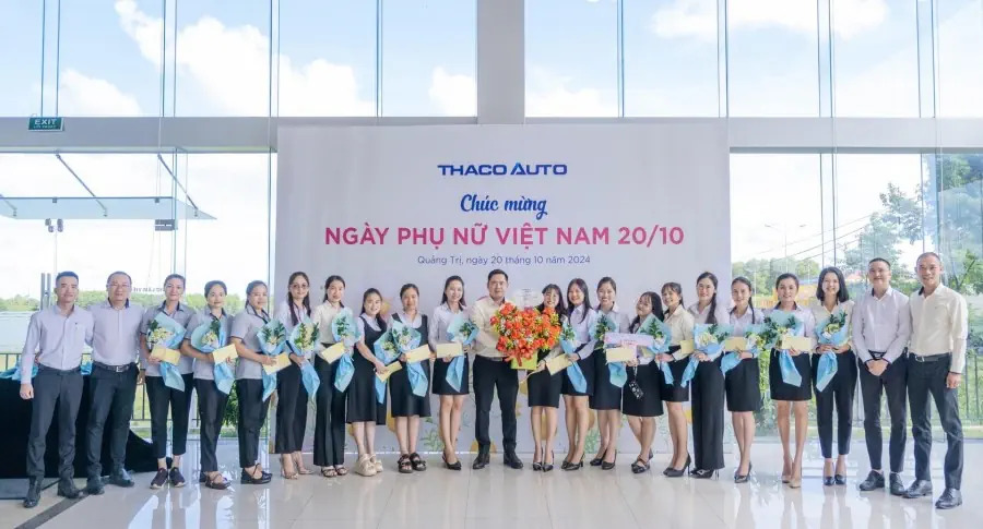 Nữ CBNV THACO AUTO Quảng Trị rạng rỡ trong Ngày Phụ nữ Việt Nam 20/10