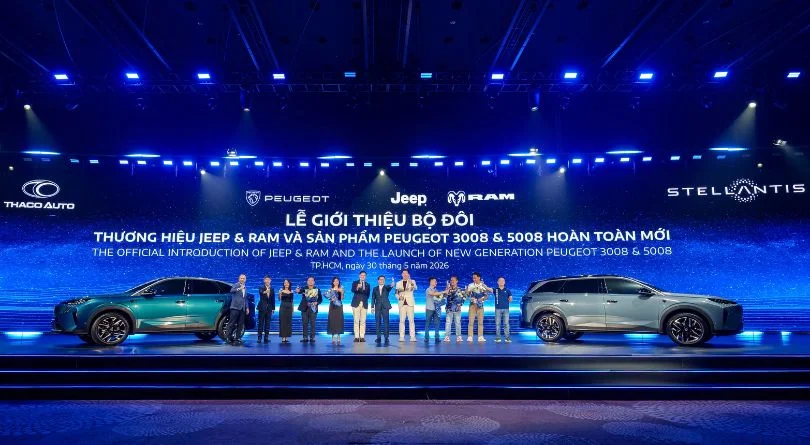 Lễ giới thiệu bộ đôi thương hiệu Jeep & Ram và sản phẩm SUV Peugeot 3008 & 5008 hoàn toàn mới: Khai mở hành trình mới