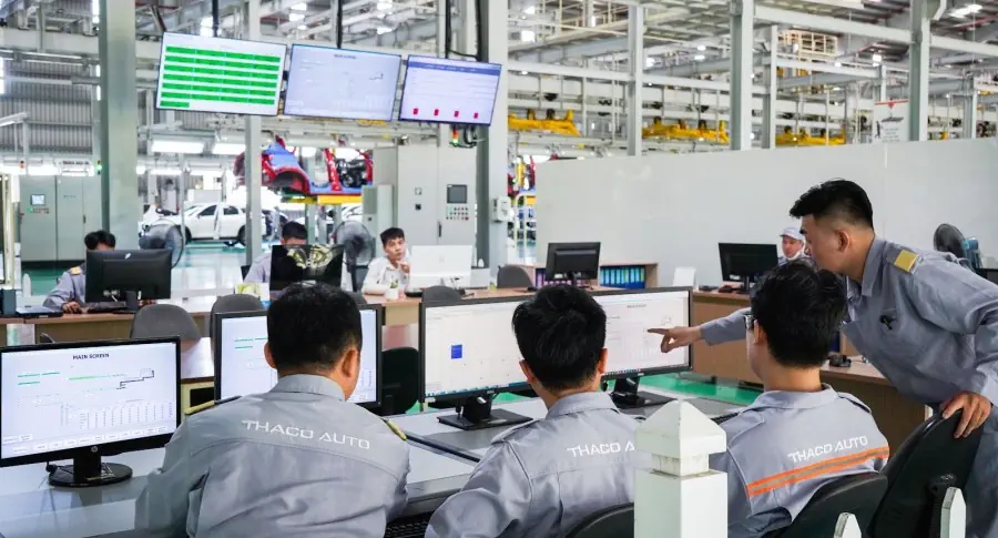 THACO AUTO Chu Lai promotes digital transformation and smart production