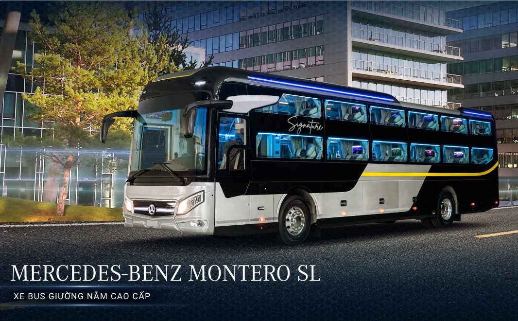 Xe bus cao cấp Mercedes-Benz: Khẳng định đẳng cấp