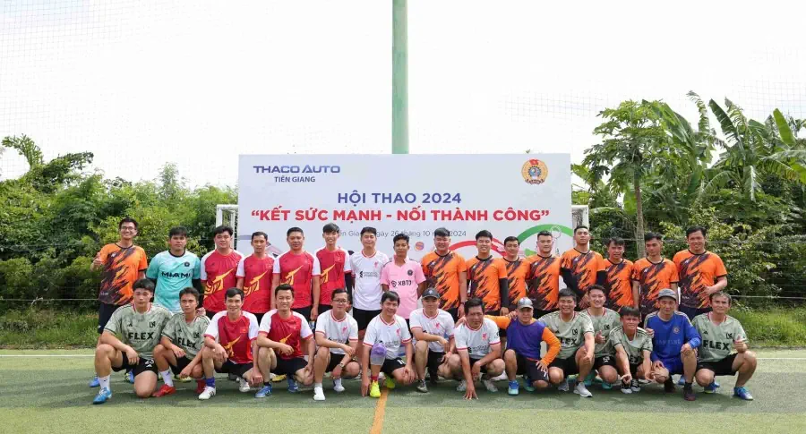 Chính thức khai mạc Hội thao “Kết sức mạnh - Nối thành công” năm 2024 tại THACO AUTO Tiền Giang