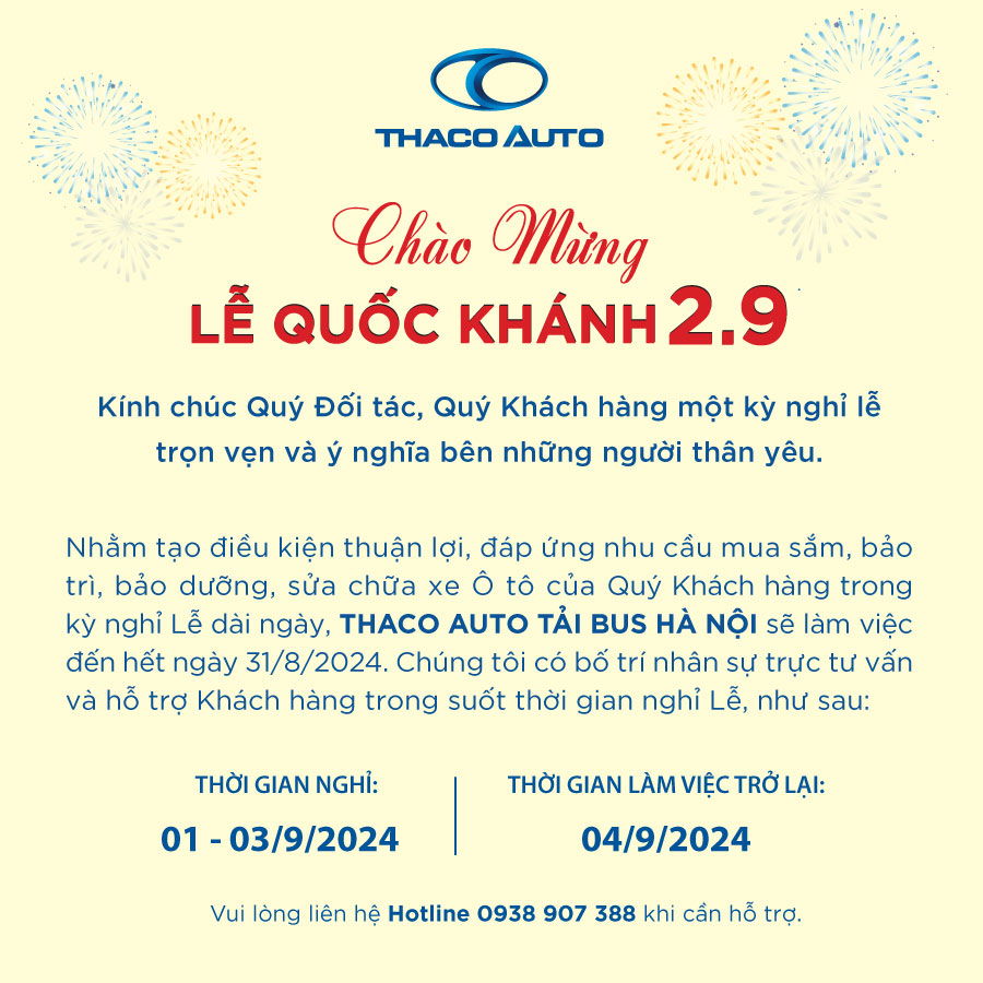 Chào mừng Lễ Quốc Khánh 2.9