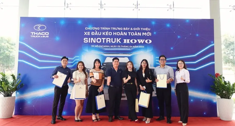 THACO AUTO Tải Bus – TP.HCM giới thiệu sản phẩm xe đầu kéo hoàn toàn mới SINOTRUK