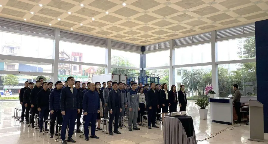 Chương trình chào cờ tháng 03.2024 tại Thaco Auto Tây Nam Hà Nội