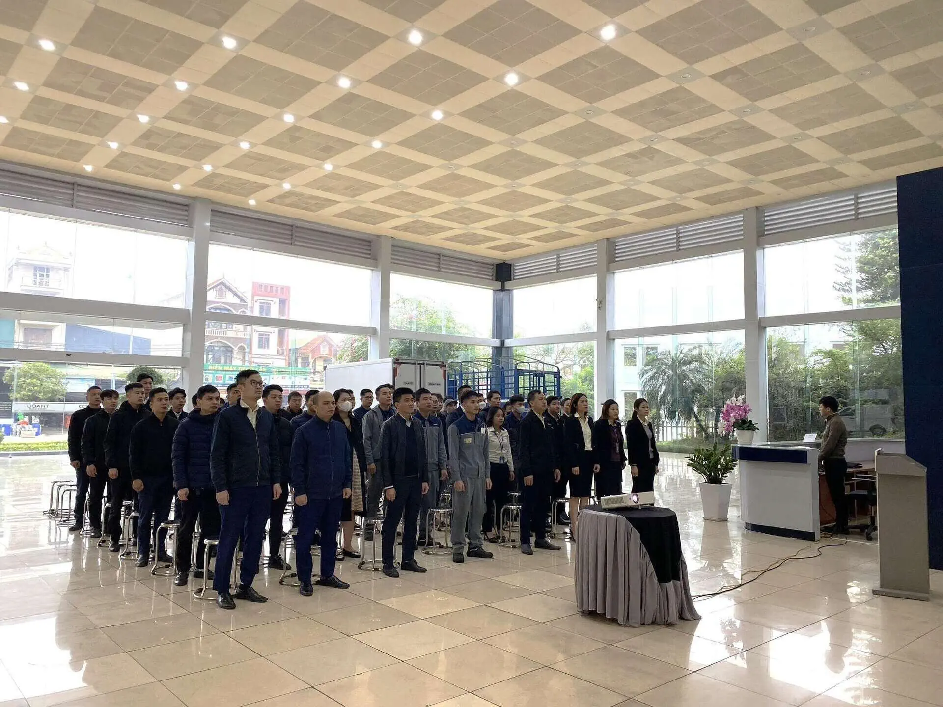 Chương trình chào cờ tháng 03.2024 tại Thaco Auto Tây Nam Hà Nội