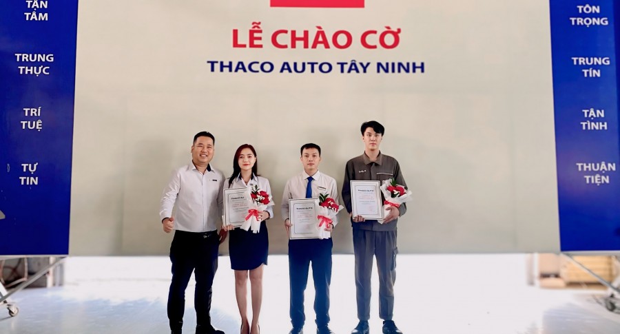 Chào cờ đầu tháng 3: Nét đẹp văn hóa THACO AUTO