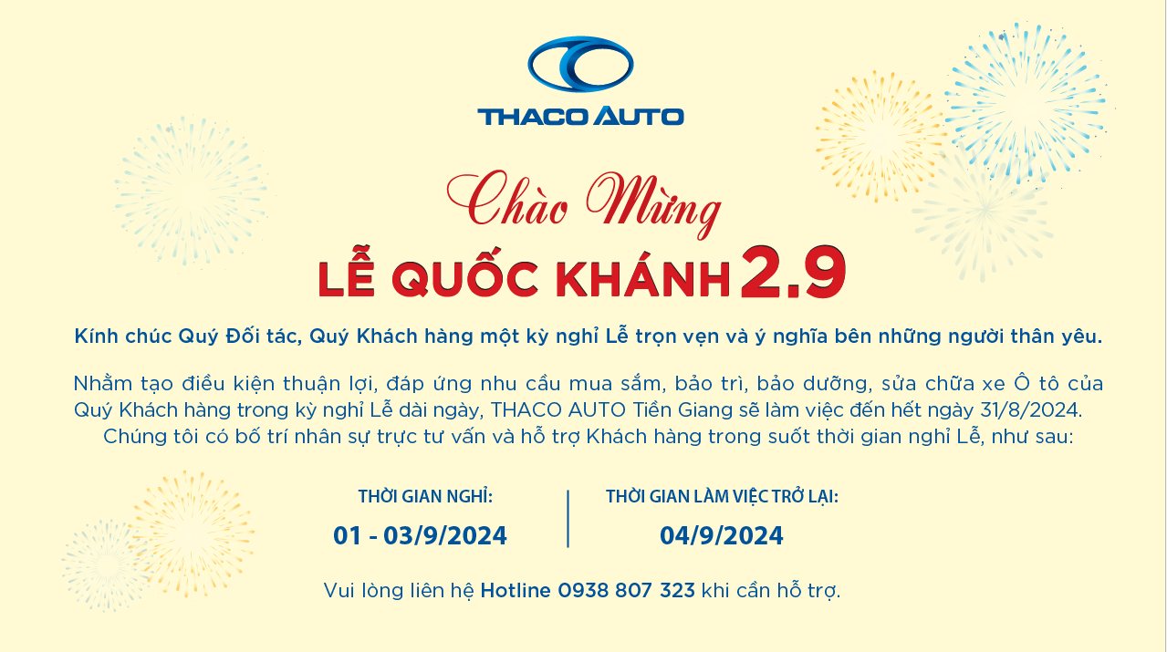 CHÀO MỪNG LỄ QUỐC KHÁNH 2/9