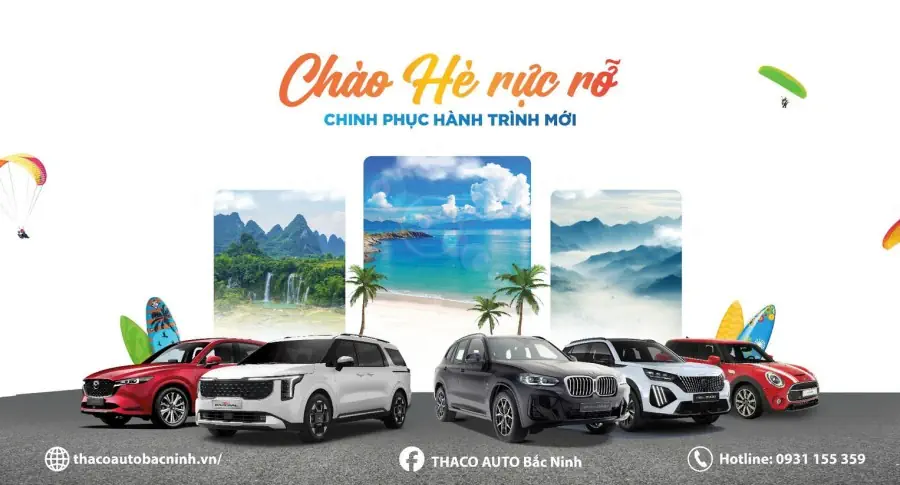 TRẢI NGHIỆM HÈ RỰC RỠ CÙNG THACO AUTO BẮC NINH VỚI NHIỀU HOẠT ĐỘNG HẤP DẪN