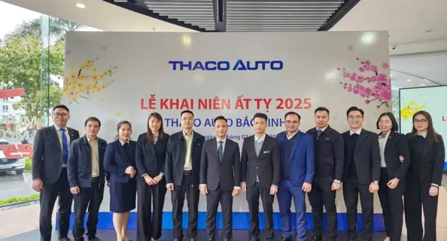 THACO AUTO BẮC NINH TƯNG BỪNG KHAI NIÊN ẤT TỴ 2025 - SẴN SÀNG CHO HÀNH TRÌNH MỚI