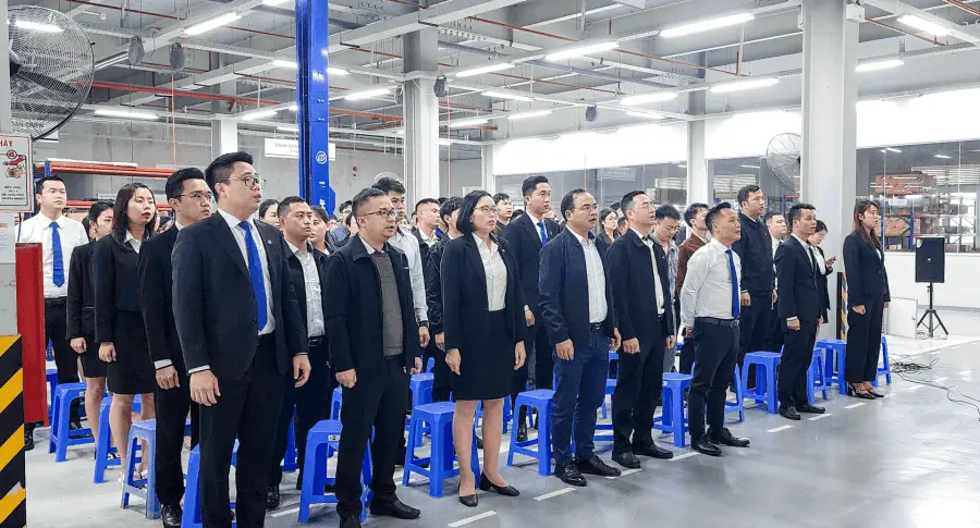 CHÀO CỜ THÁNG 3/2025: THACO AUTO BẮC NINH KHỞI ĐẦU THÁNG MỚI VỚI QUYẾT TÂM CAO