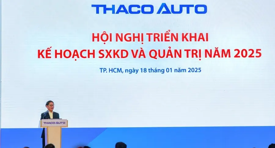 THACO AUTO TỔ CHỨC HỘI NGHỊ TRIỂN KHAI KẾ HOẠCH SẢN XUẤT KINH DOANH VÀ QUẢN TRỊ NĂM 2025