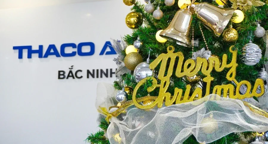 RỘN RÀNG KHÔNG KHÍ GIÁNG SINH TẠI THACO AUTO BẮC NINH