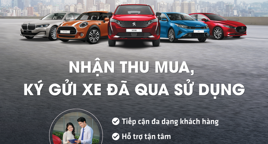 NHẬN THU MUA, KÝ GỬI XE Ô TÔ ĐÃ QUA SỬ DỤNG CÙNG THACO AUTO BẮC NINH