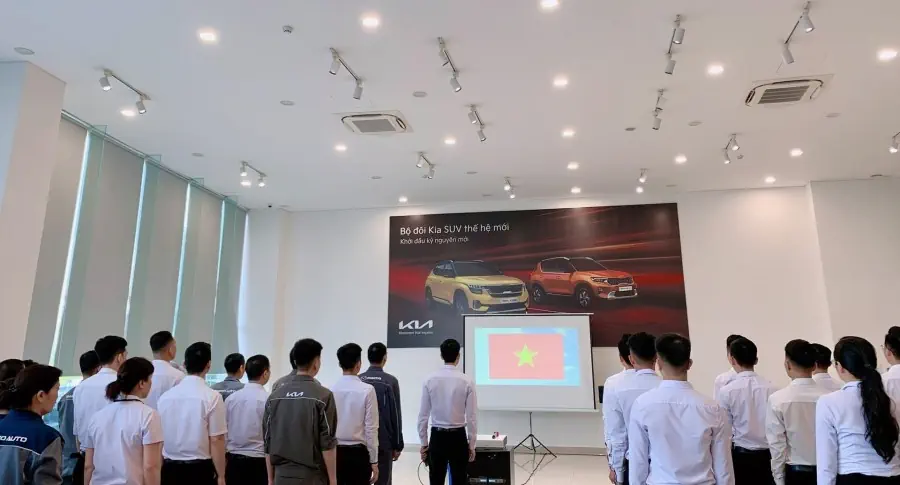 CHÀO CỜ THÁNG 8/2024 - THACO AUTO BẠCH ĐẰNG - HÀ NỘI