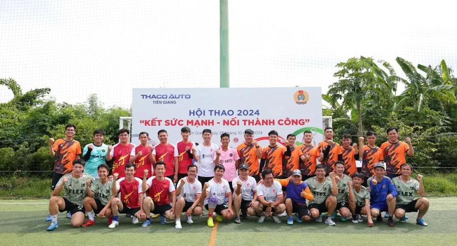Chính thức khai mạc Hội thao “Kết sức mạnh - Nối thành công” năm 2024 tại THACO AUTO Bến Tre