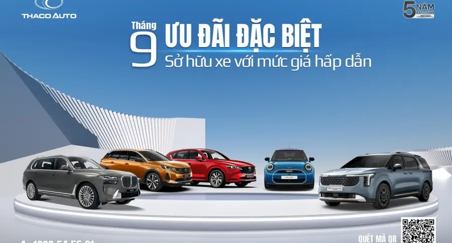 Cơ hội sở hữu xe với ưu đãi hấp dẫn từ THACO AUTO