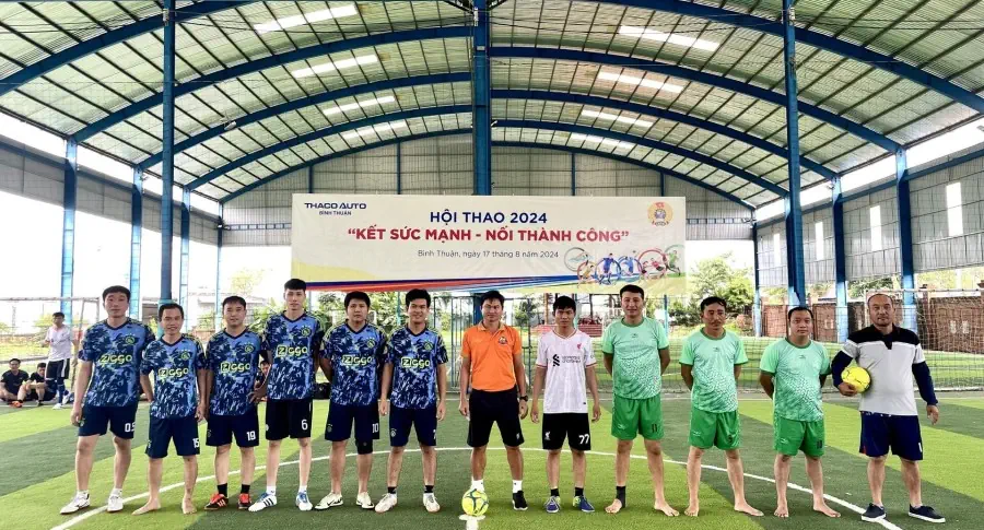 Chính thức khai mạc Hội thao “Kết sức mạnh - Nối thành công” năm 2024 tại THACO AUTO Bình Thuận