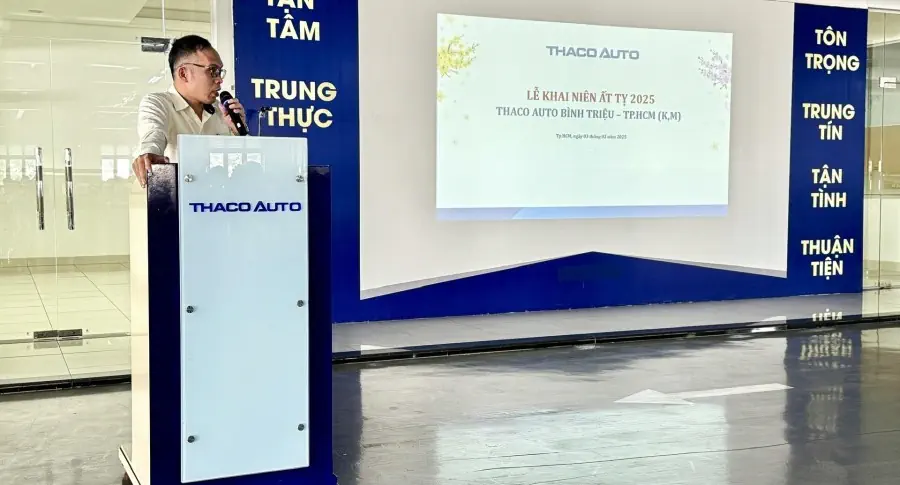THACO AUTO Bình Triệu tổ chức chương trình Lễ Khai niên Ất Tỵ 2025