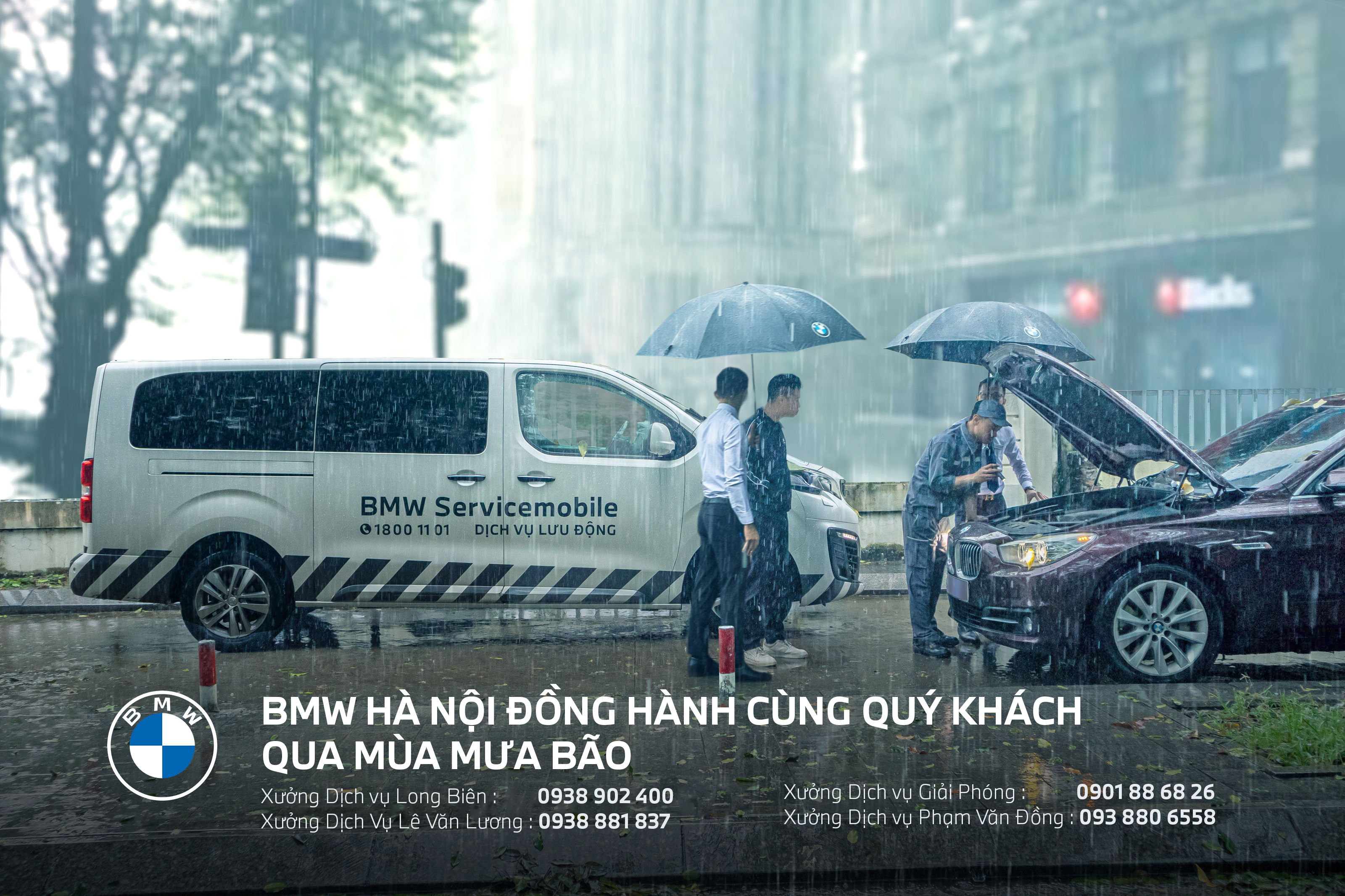 THACO AUTO BMW HÀ NỘI ĐỒNG HÀNH CÙNG QUÝ KHÁCH QUA MÙA MƯA BÃO