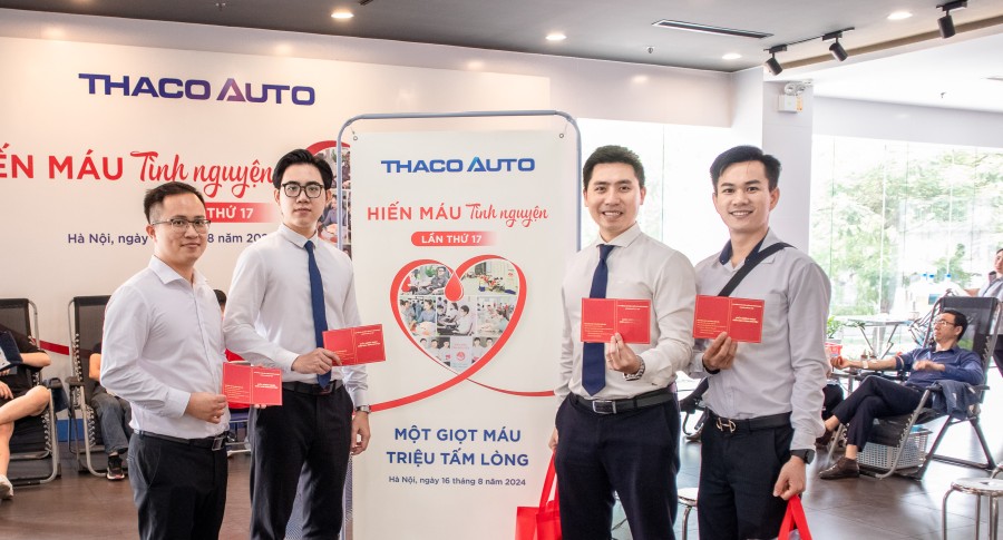 HIẾN MÁU TÌNH NGUYỆN LẦN THỨ 17 NĂM 2024 TẠI THACO AUTO BMW HÀ NỘI